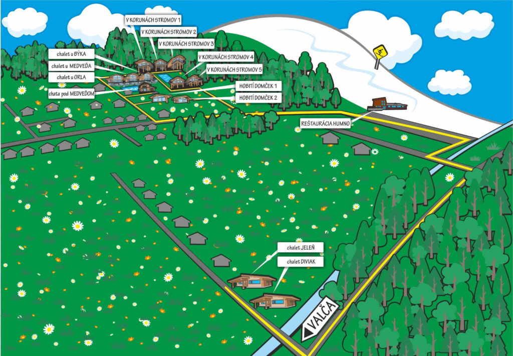 Chalet Diviak - mapa